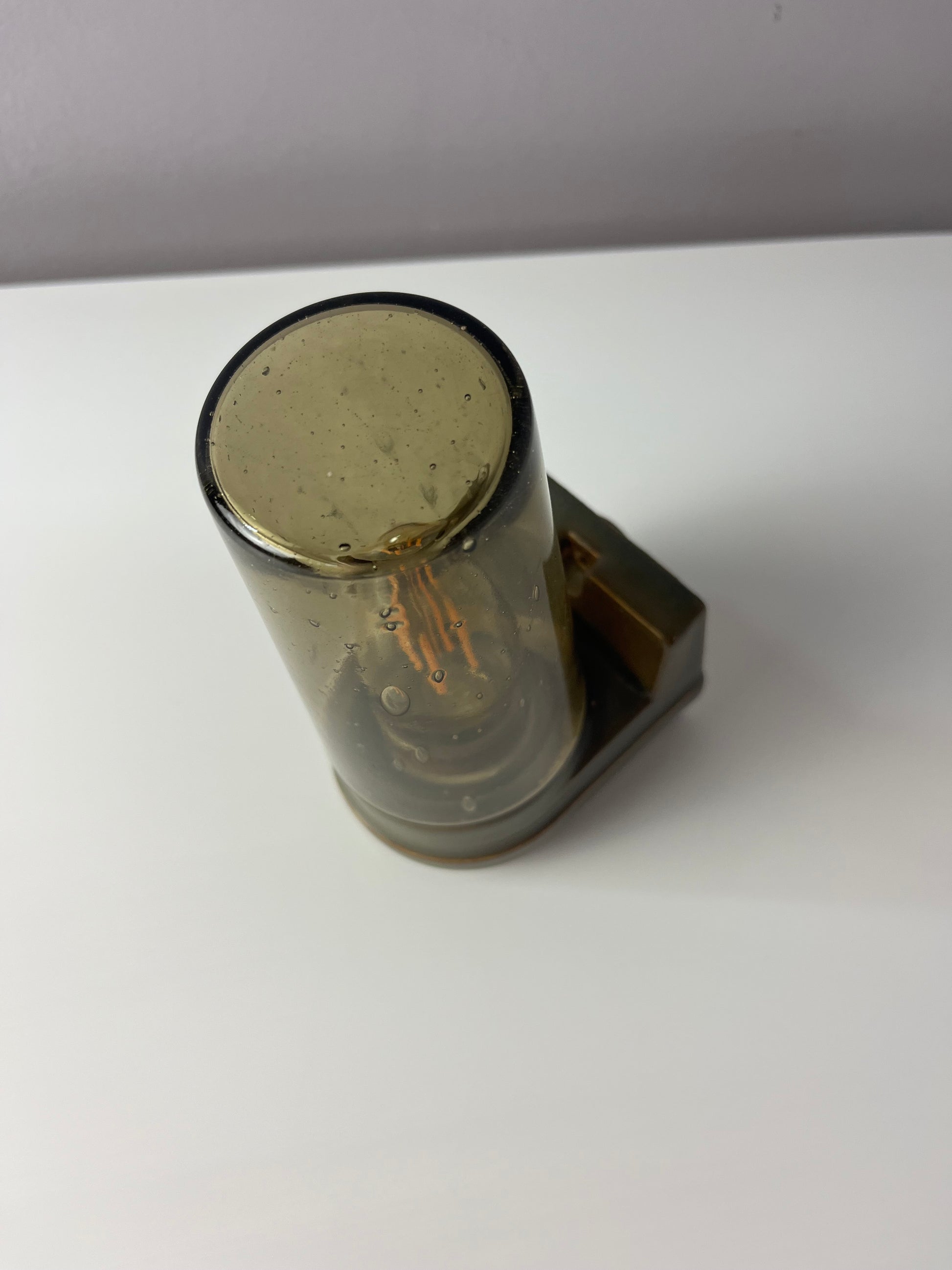 Wandlampe Modell 6080 Rauchglas von Sigvard Bernadotte für Ifö