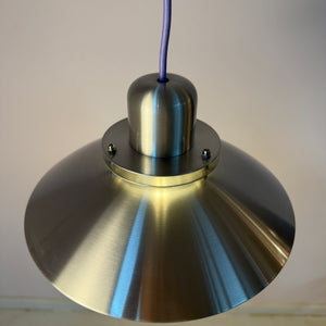 Lamellenlampe silber aus Dänemark