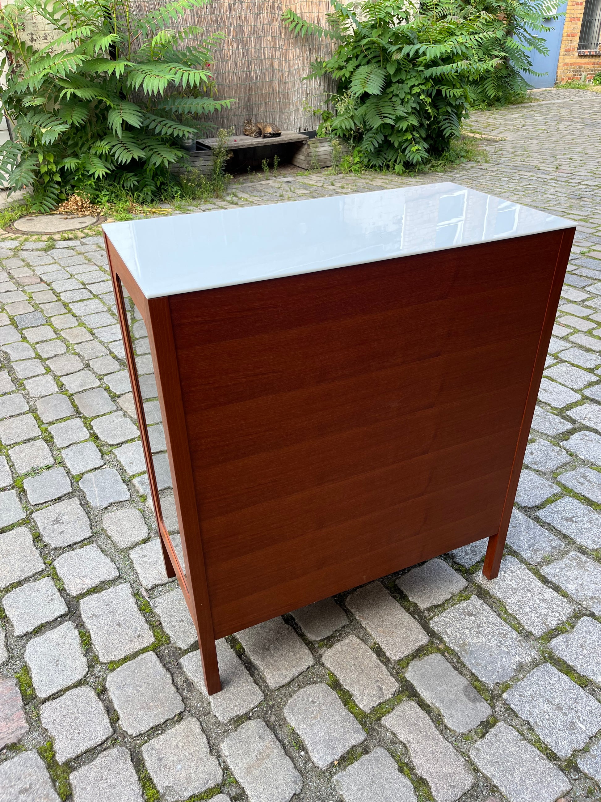 Vitrine Teak Glas von Hans Eichenberger für Röthlisberger