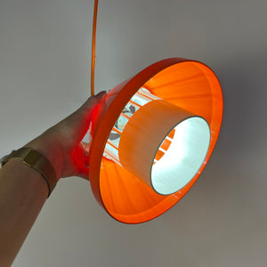Hängelampe Modell 854 orange Kunststoff von Lyskær Belysning