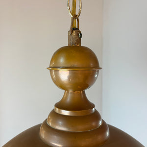 Hängelampe Kupfer mit Kette