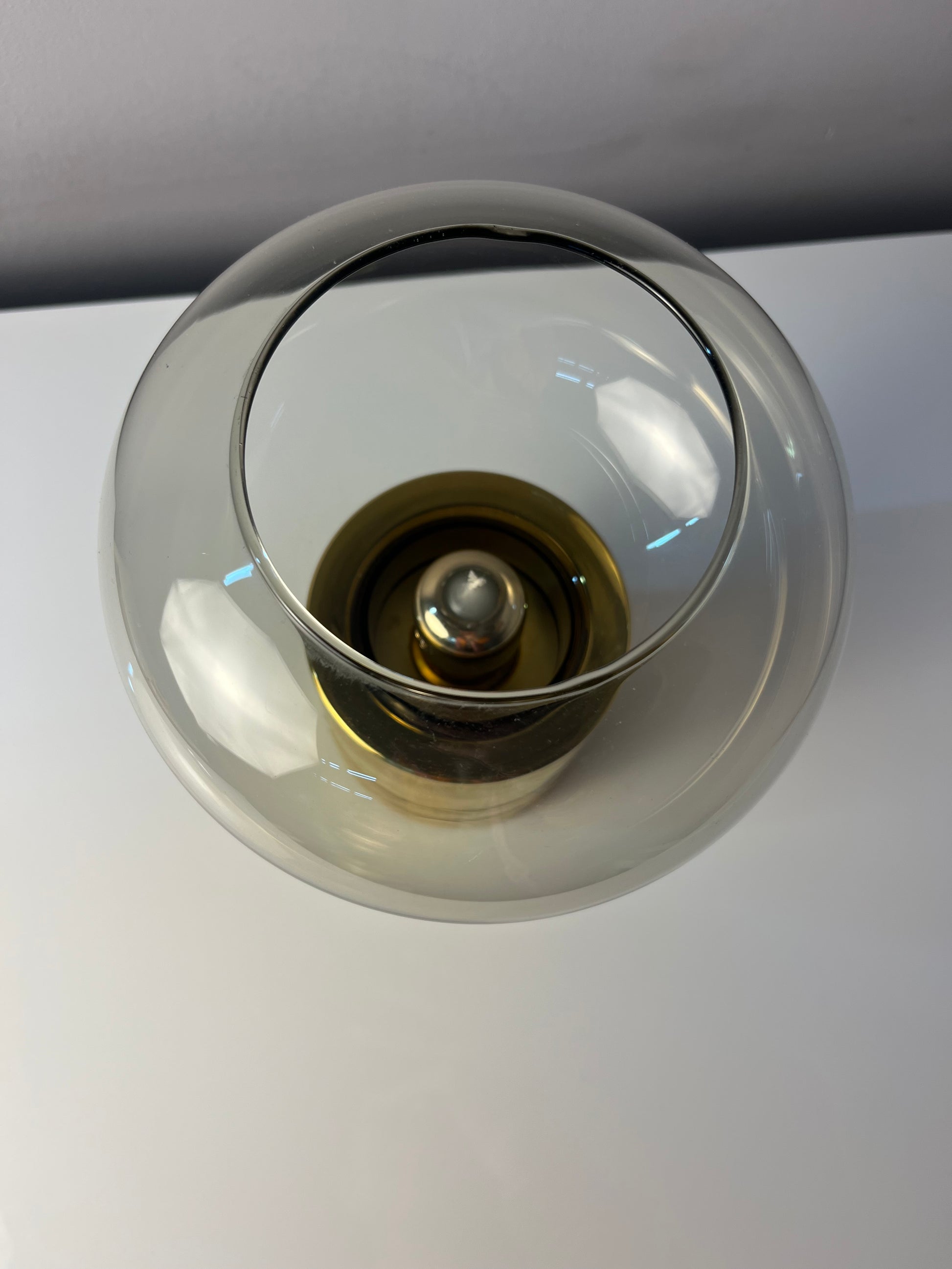 Kerzenständer Messing Rauchglas von FÖHL