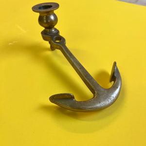 Kerzenständer Anker Messing