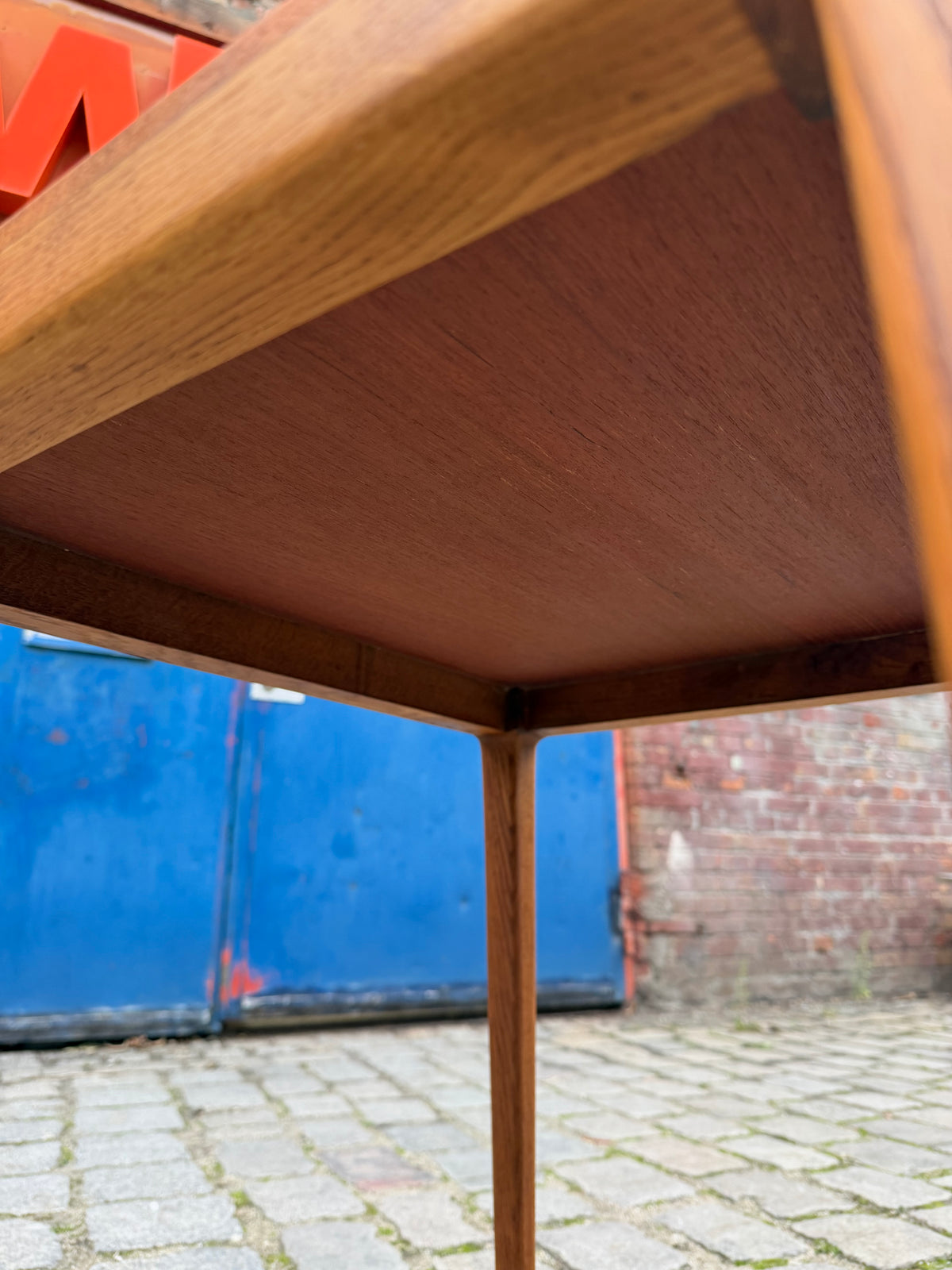 Beistelltisch Teak & Eiche von Wilkhahn