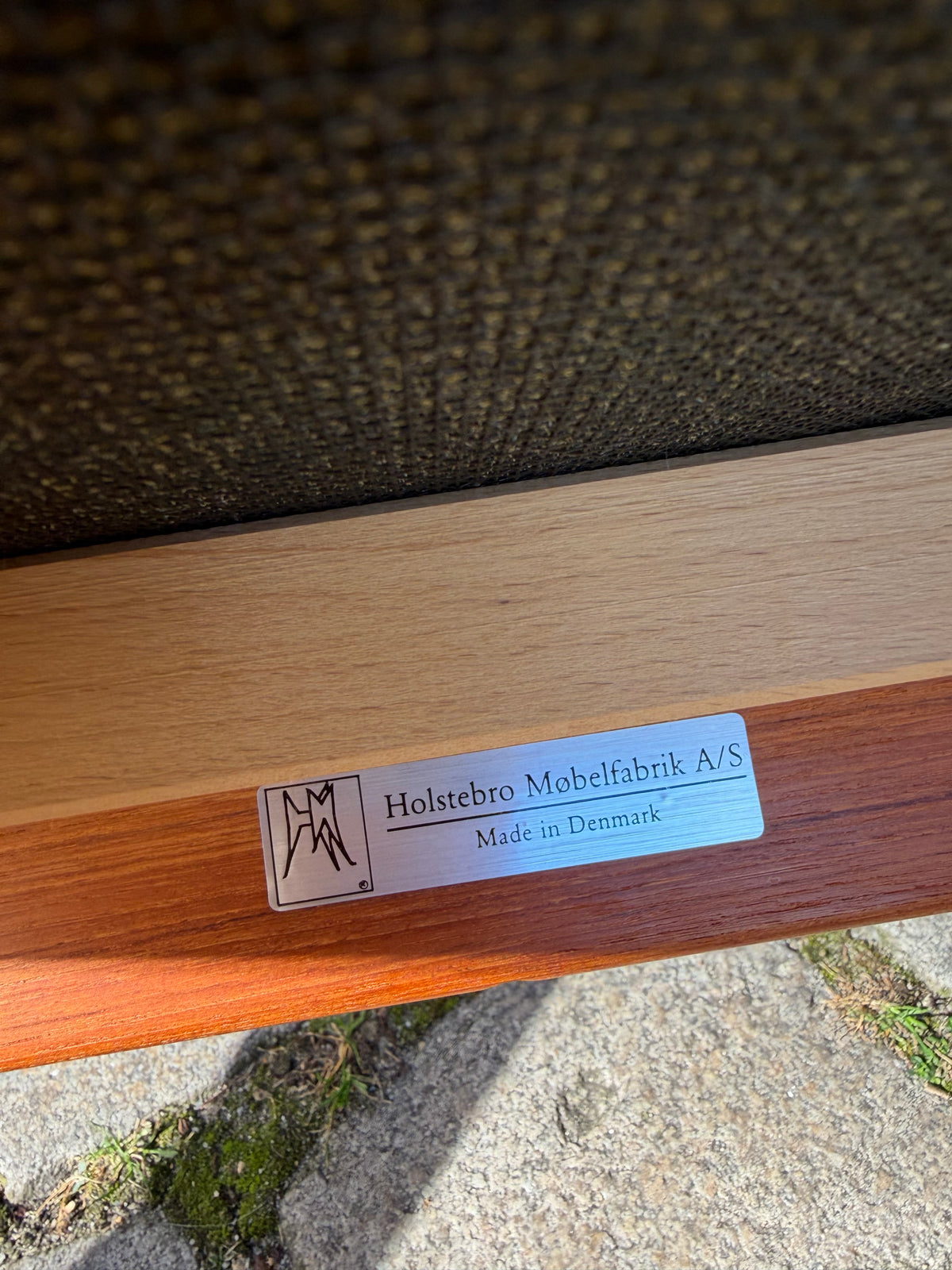 Ottoman Teak Wolle von Holstebro Møbelfabrik