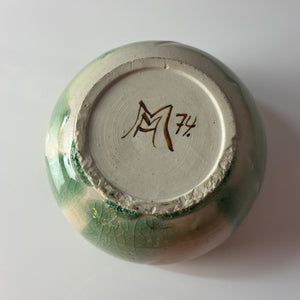 Bonboniere creme mint Keramik