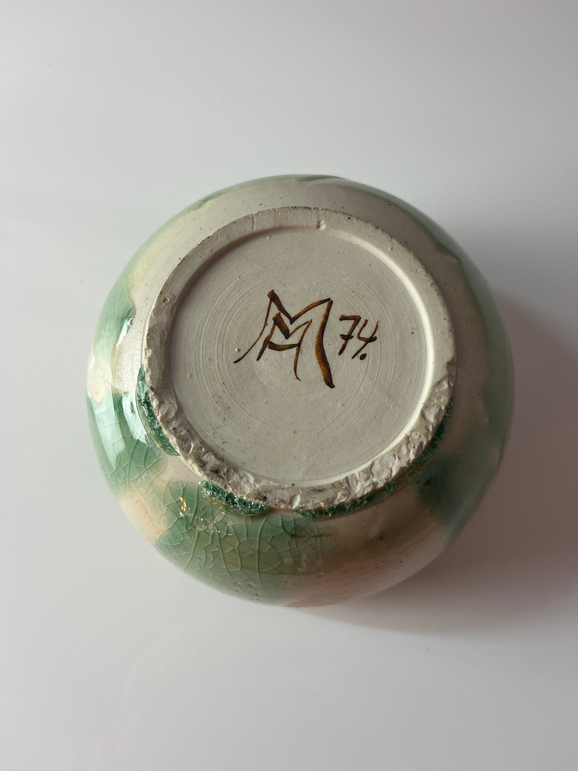 Bonboniere creme mint Keramik