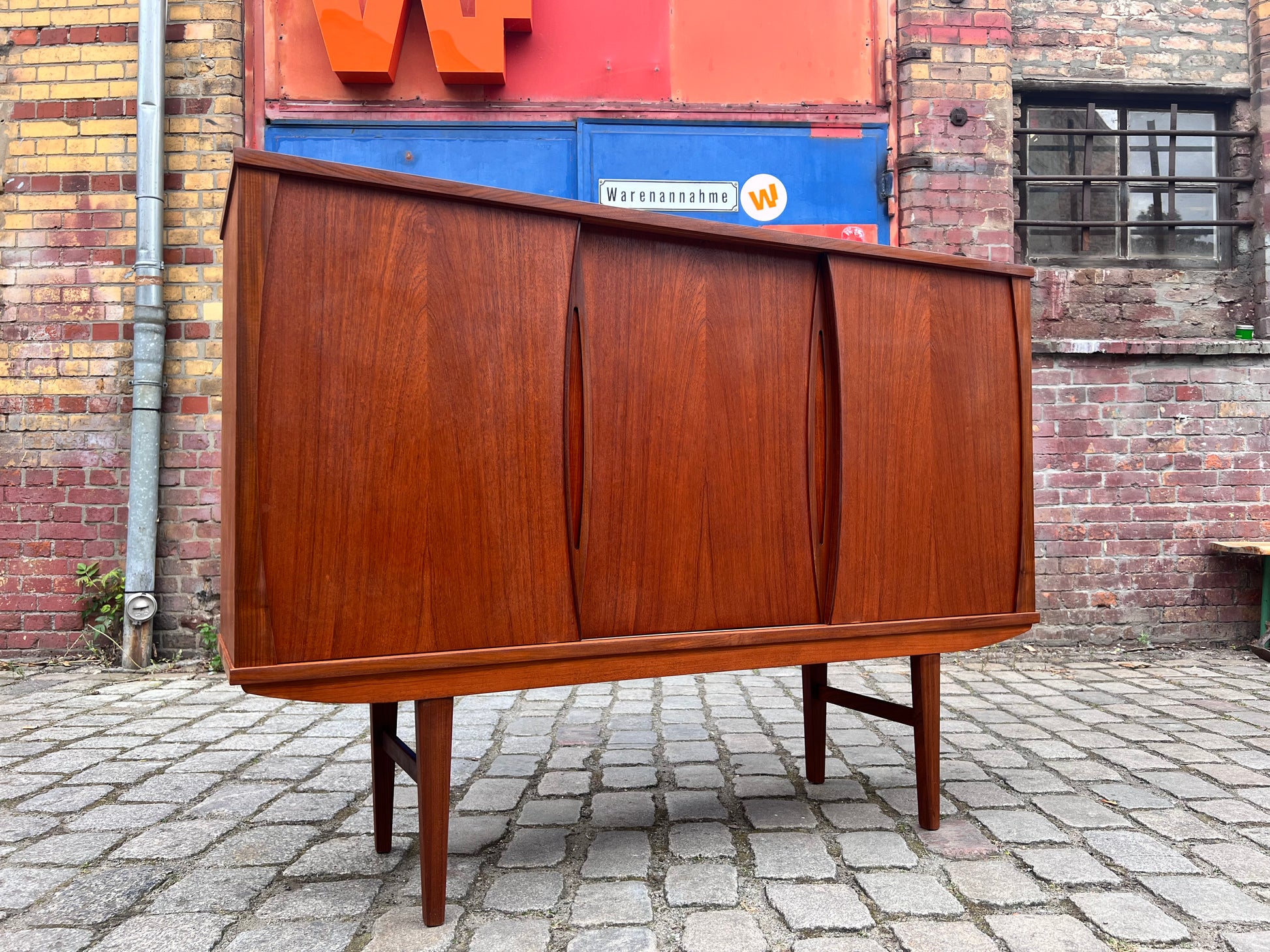 Highboard Teak von Karlit aus Schweden