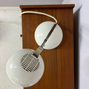 Schreibtischlampe weiß Chrom mit Teleskoparm von Eichhoff Werke
