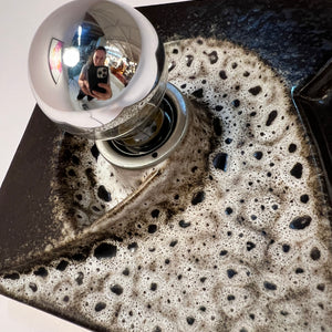 Wandlampe braun weiß Keramik von WGP PAN
