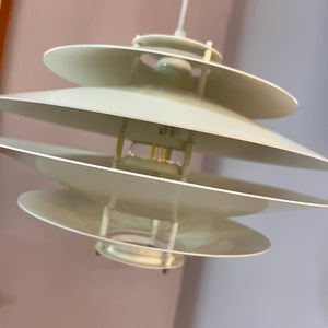 Lamellenlampe weiß