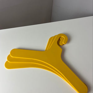Set: 3x Kleiderbügel gelb
