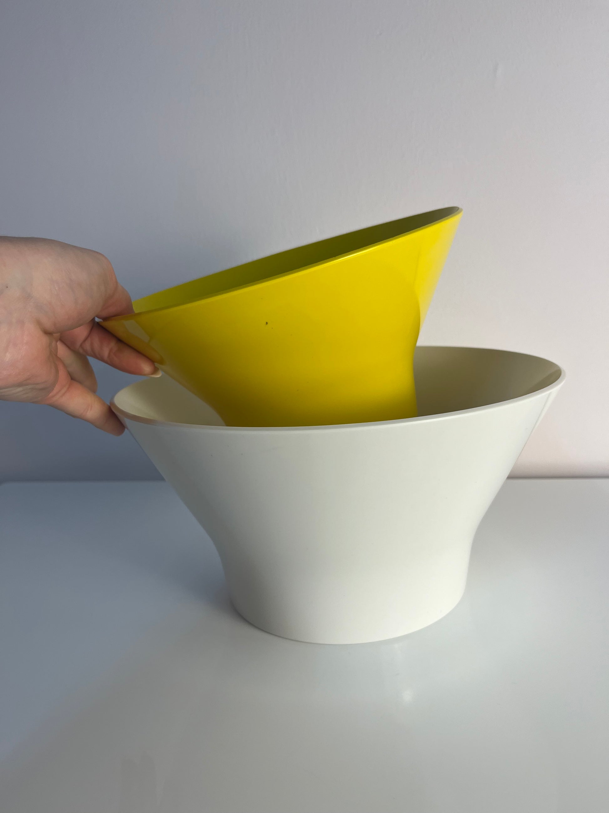 Schüssel groß weiß von Henning Koppel für Ørskov Design