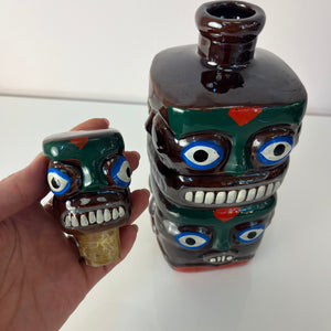 Set: Tiki Schnapsdekanter & 6 Becher