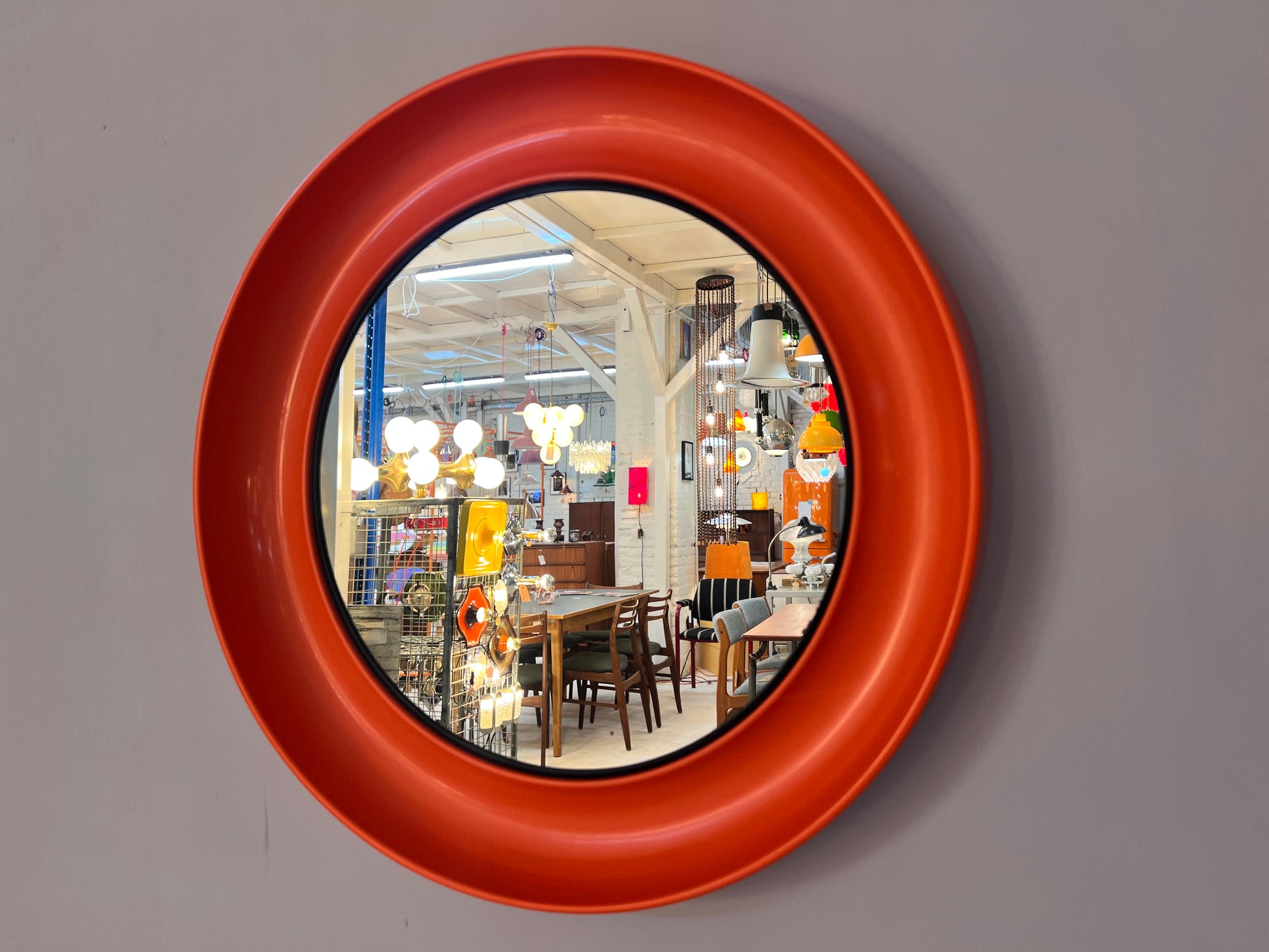 Spiegel orange aus Dänemark 70er