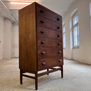Kommode Tallboy Eiche von Poul Volther für FDB Møbler