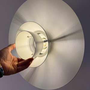 Lamellenlampe PH4/3 silber gebürstet von Poul Henningsen für Louis Poulsen