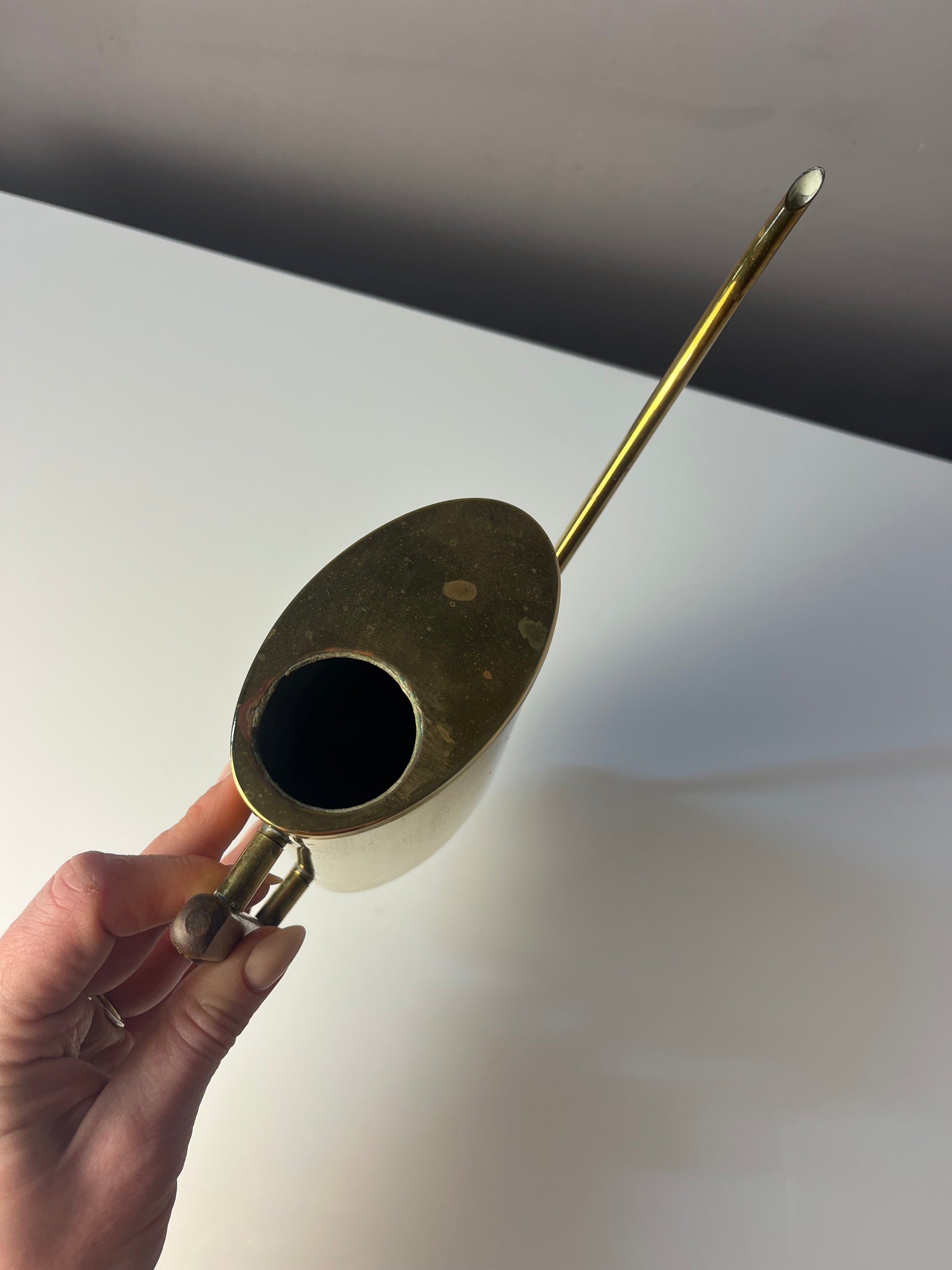 Gießkanne Messing aus Dänemark