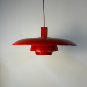 Lamellenlampe rot aus Dänemark