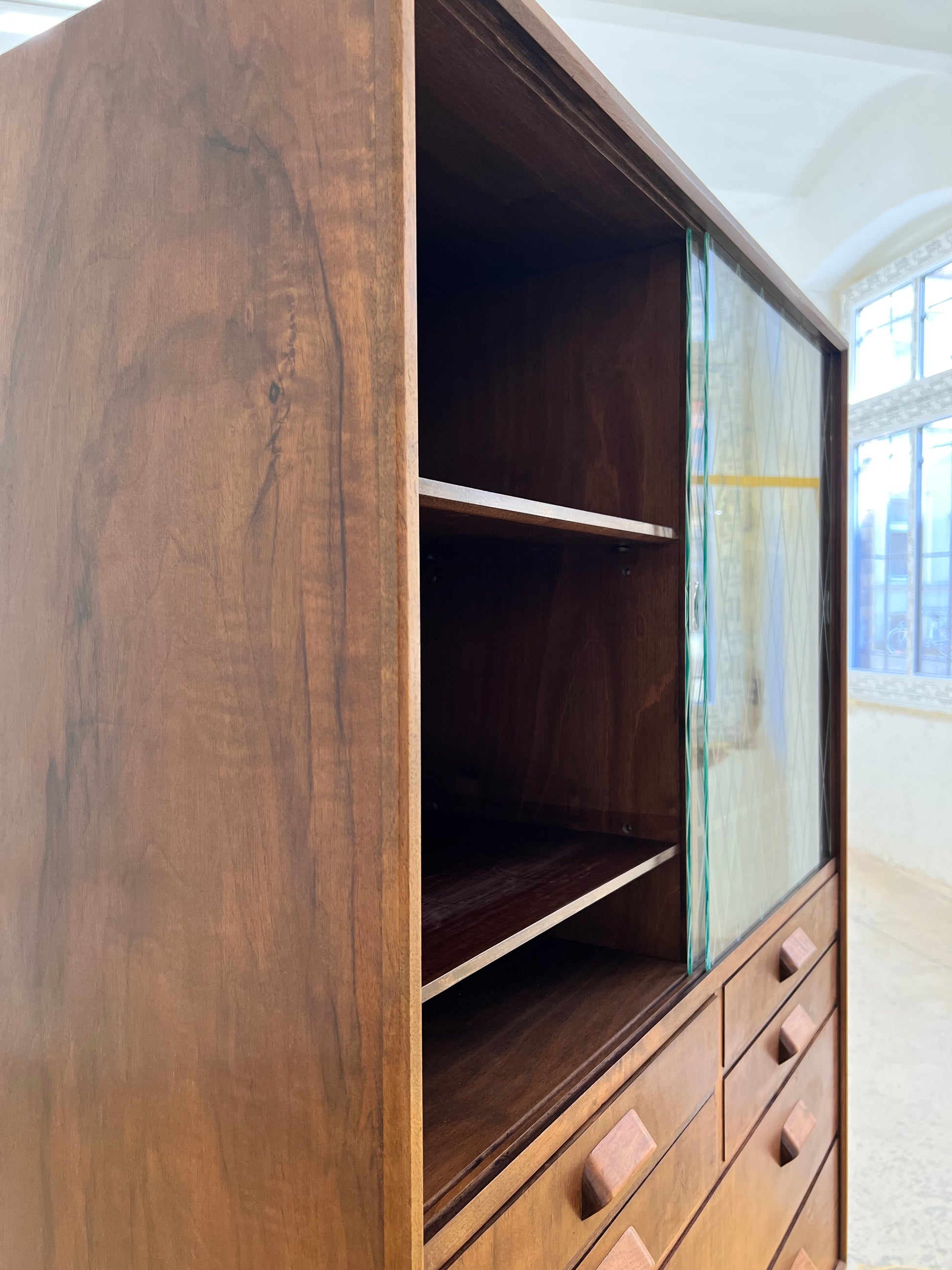 Vitrinenschrank Teak aus Dänemark