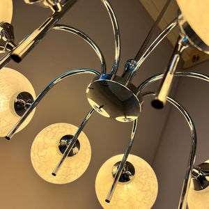 Kronleuchter mit 8 Kugeln von Richard Essig für Hustadt