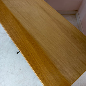 Schrank Eiche mit neuen Chromfüßen von WK Möbel