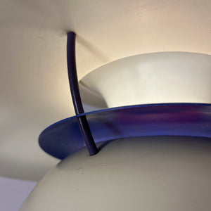 Lamellenlampe PH5 weiß von Poul Henningsen für Louis Poulsen