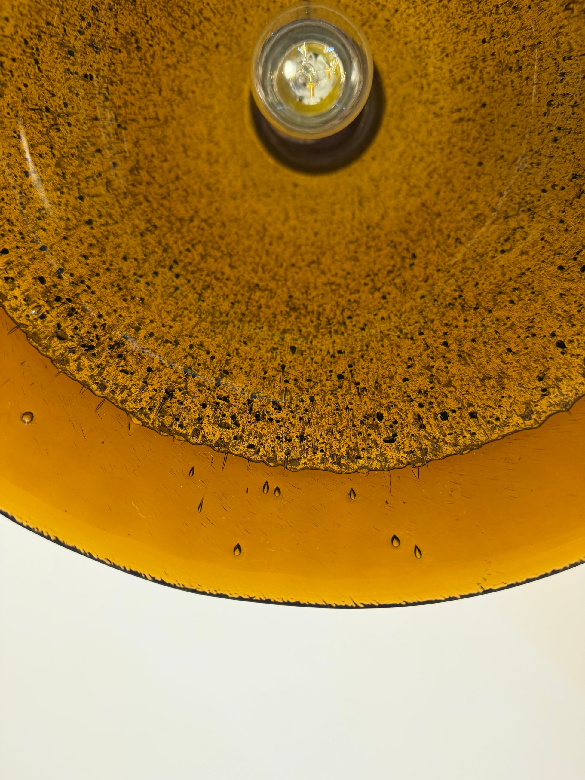 Hängelampe braun Glas von Peill & Putzler