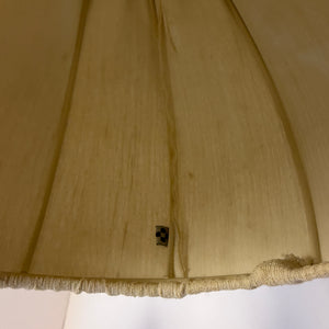 Stehlampe Maiglöckchen von Domus Teak und Rohseide