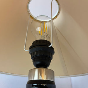 Tischlampe Backgammon Opal schwarz von Holmegaard