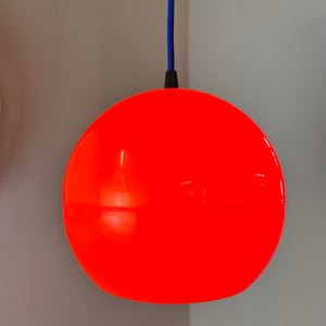 Kugellampe Kunststoff orange