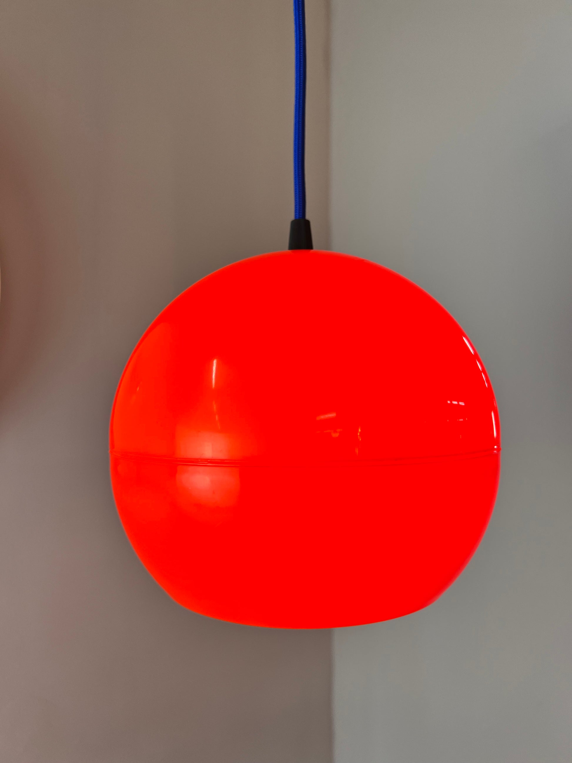 Kugellampe Kunststoff orange