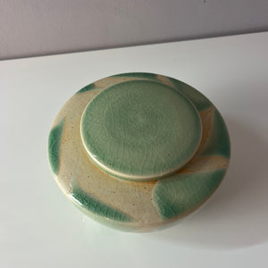 Bonboniere creme mint Keramik