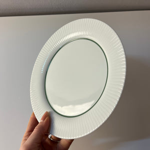 Set: 6x Kuchenteller Modulation Secunda grün von Tapio Wirkkala für Rosenthal