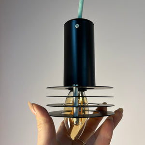 Set: 2x Lamellenlampe schwarz aus Dänemark