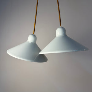 Set: 2x Hängelampe Typ 734 weiß von Horn