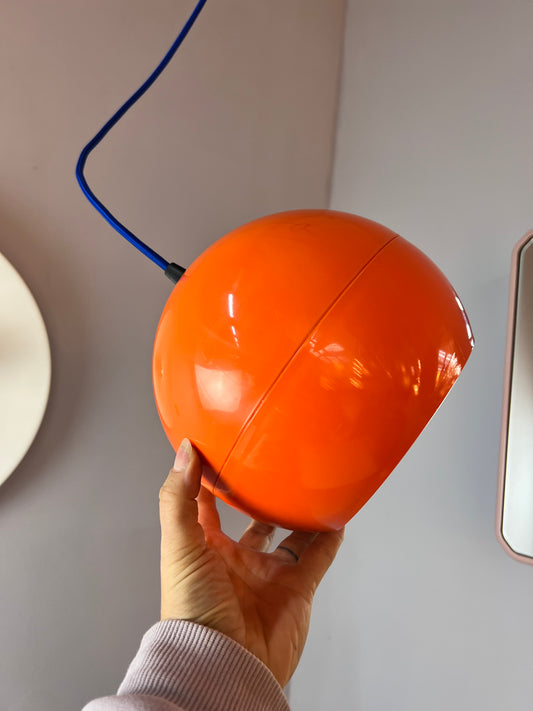 Kugellampe Kunststoff orange