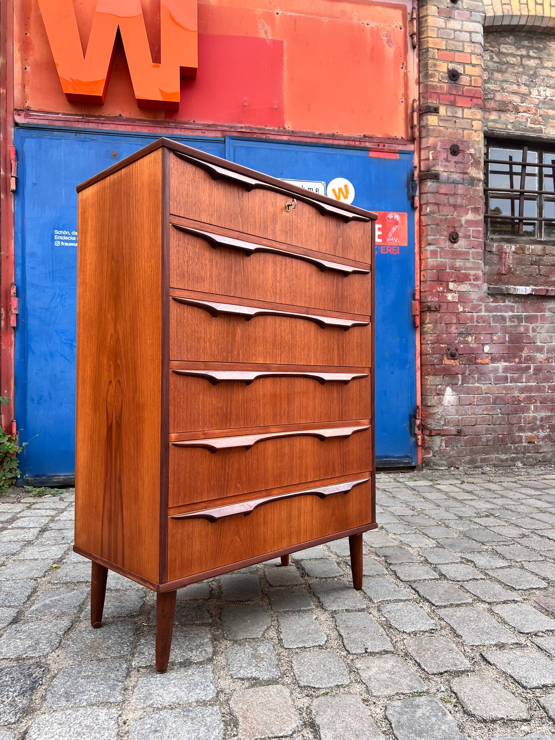 Kommode Tallboy von Klaus Okholm für Trekanten 60er