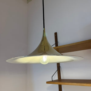 Trompetenlampe gold spiegelnd von Claus Bonderup & Torsten Thorup für Fog & Mørup