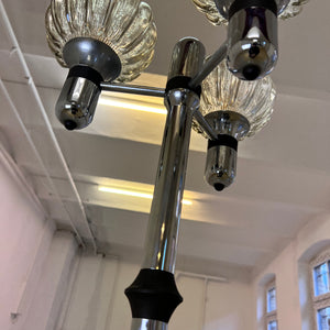 Stehlampe Chrom 70er