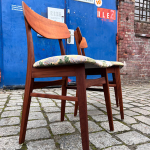 Set: 2x Esszimmerstuhl floral Teak von Farstrup