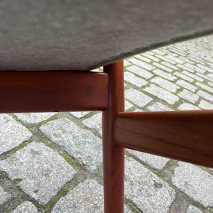 Sessel neu gepolstert grün Teak von Grete Jalk für Glostrup Møbelfabrik