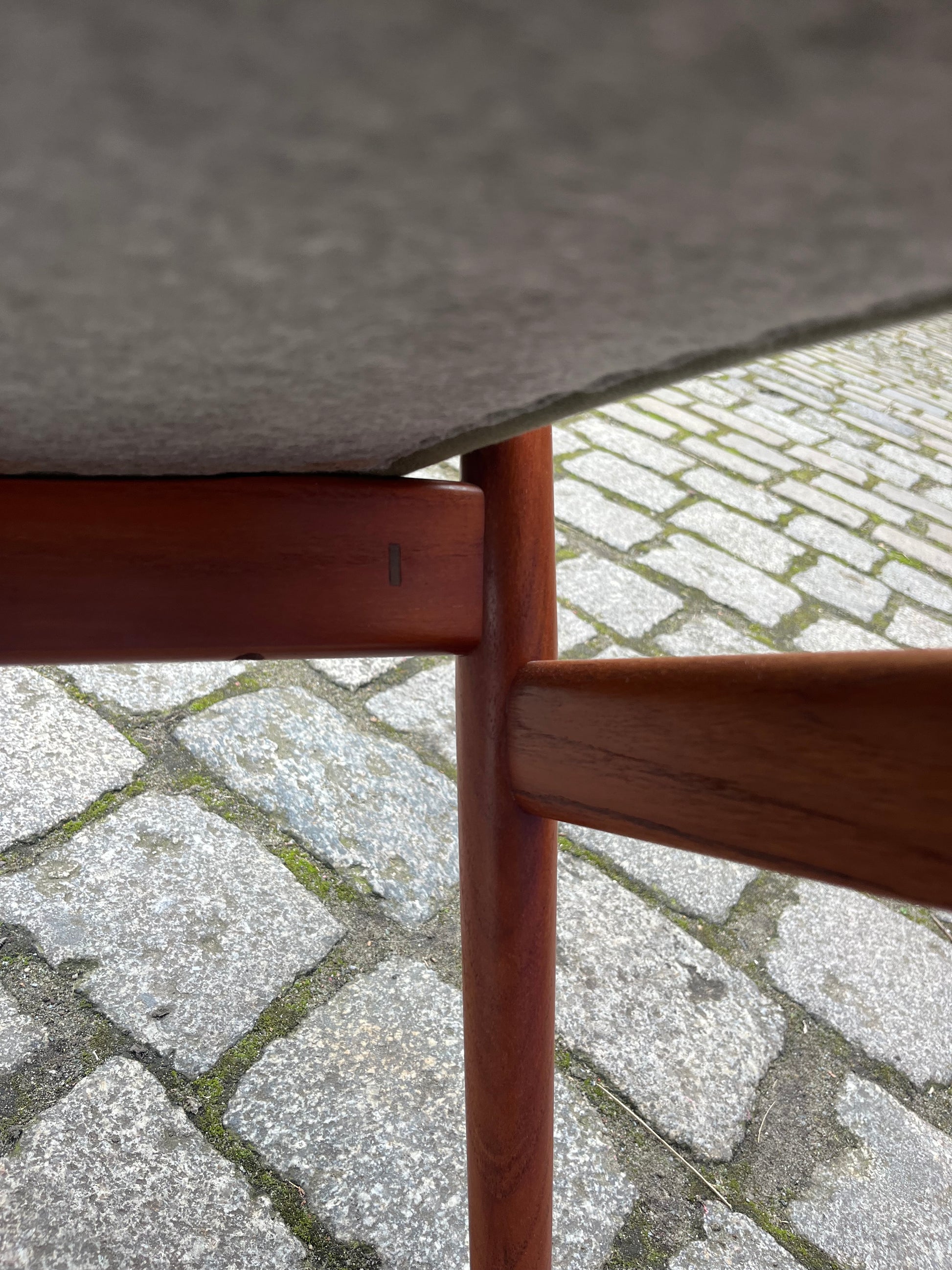 Sessel neu gepolstert grün Teak von Grete Jalk für Glostrup Møbelfabrik