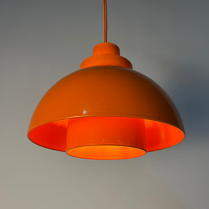 Hängelampen Minisol orange von K. Kewo für Nordisk Solar