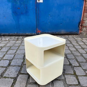 Beistelltisch Componibili weiß von Anna Castell Ferrieri für Kartell