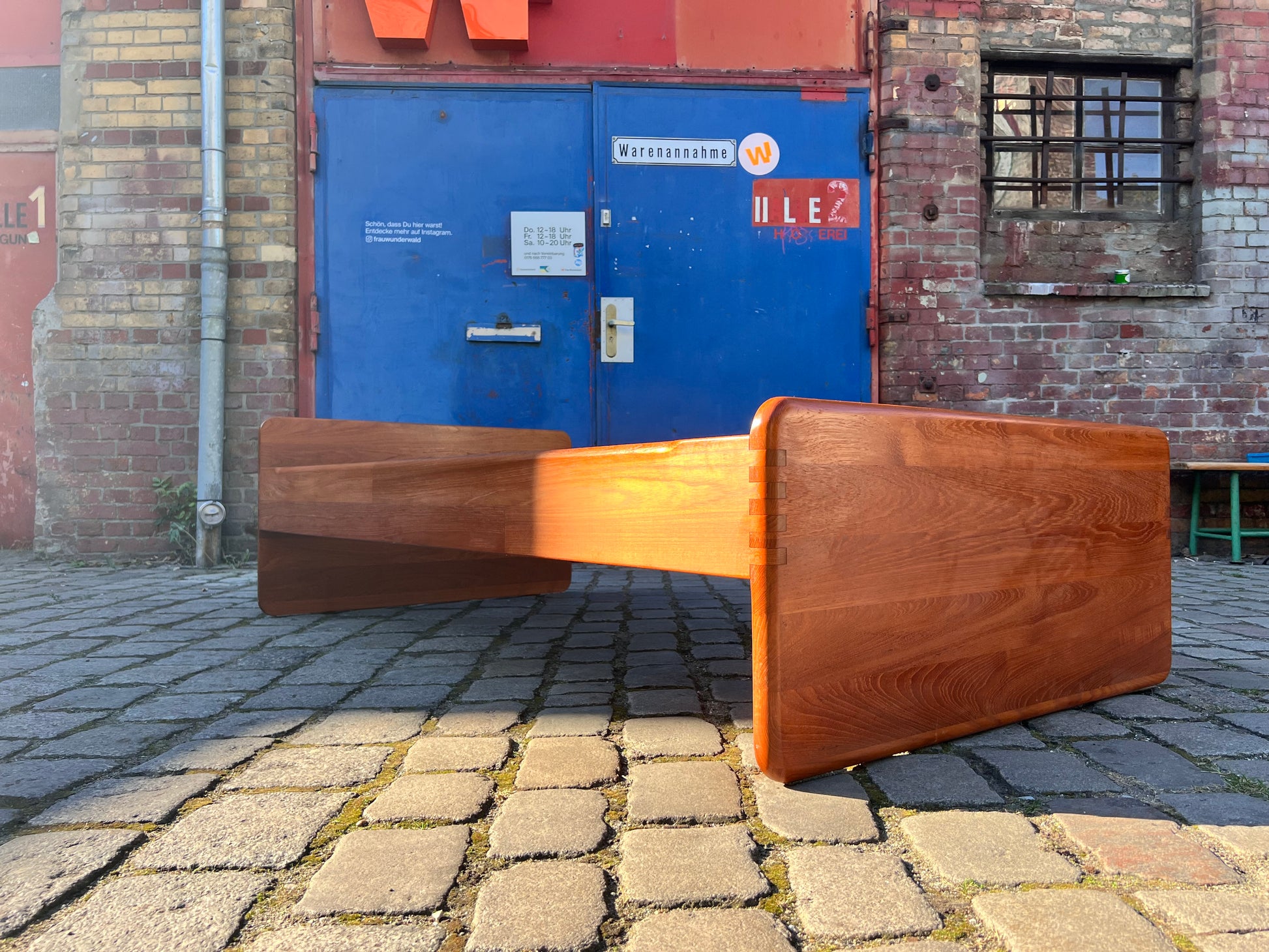 Gästebett Massivholz Teak 100x200 mit Matratze