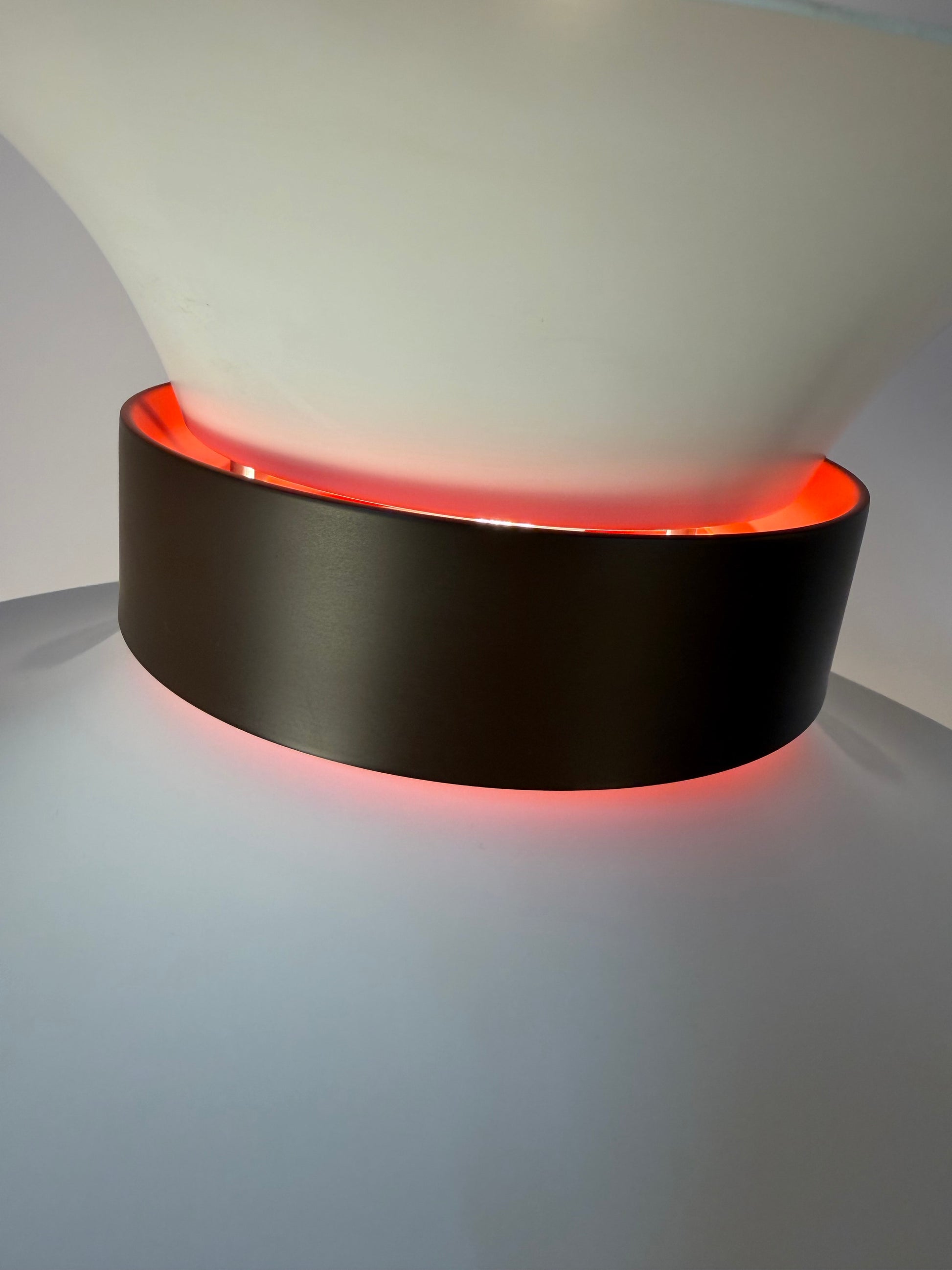 Lamellenlampe weiß schwarz von Bent Nordsted für Lyskaer Belysning