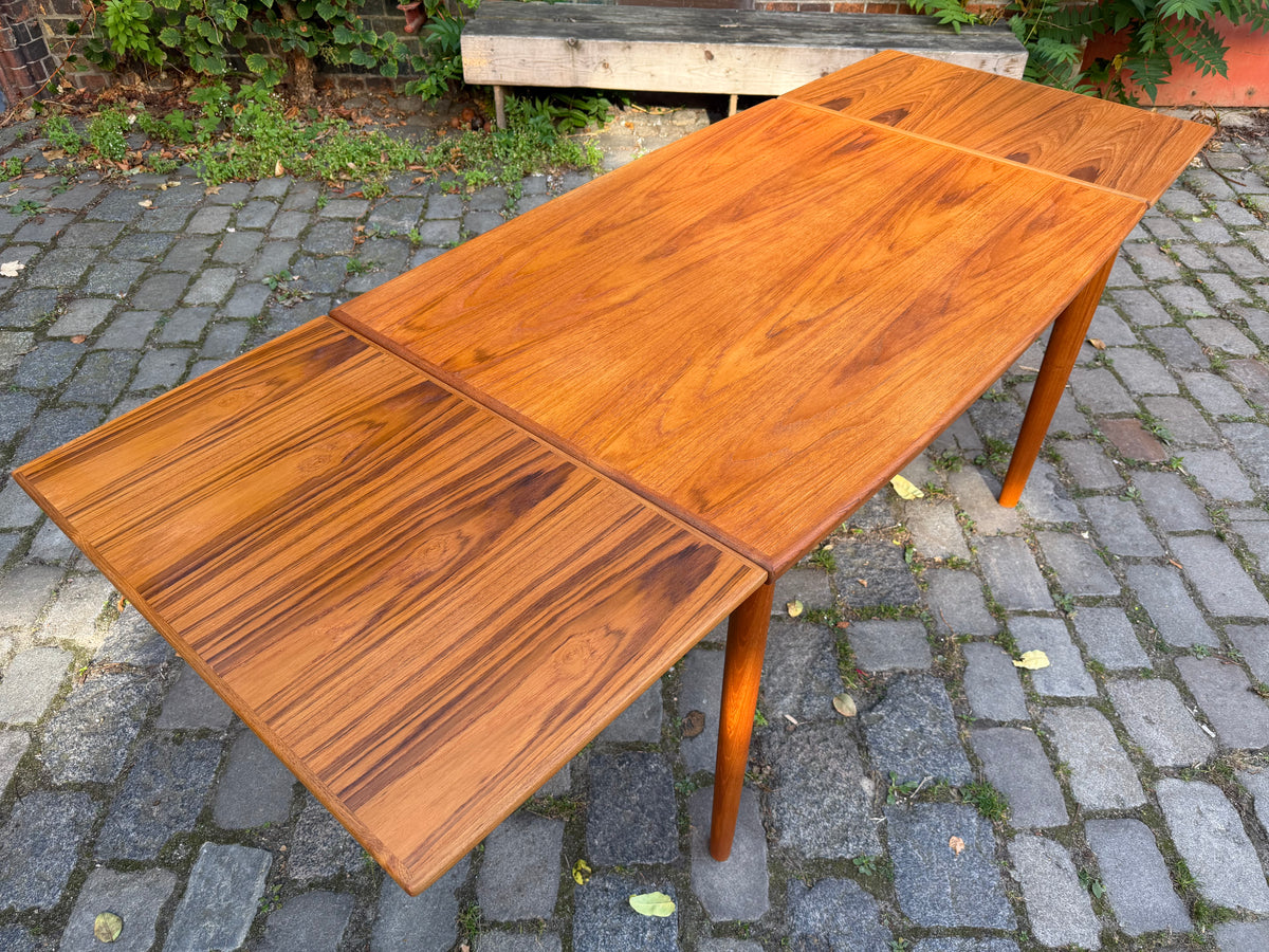 Ausziehbarer Esstisch Teak von Grete Jalk für Glostrup