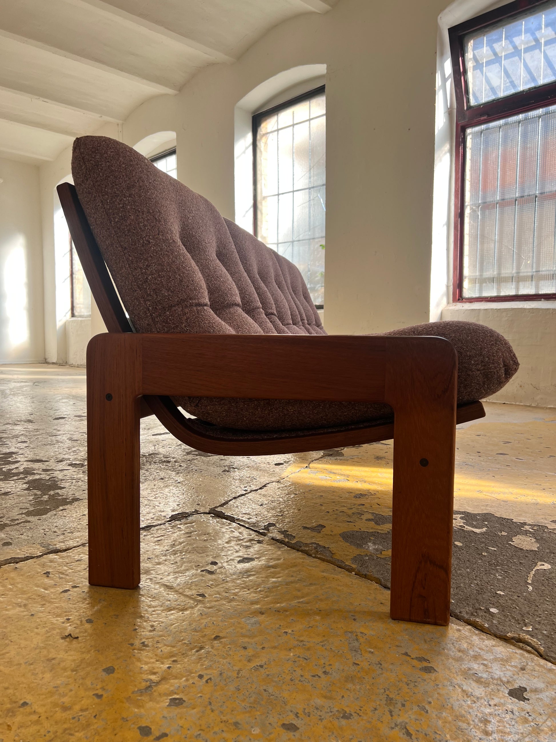Set: Sofa mit Hocker mauve von Yngve Ekström für Swedese