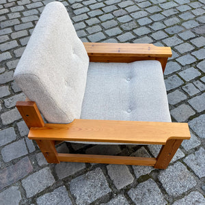 Sessel beige grau Safari Style
